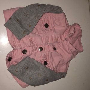 Infant pink Jean Jacket size 6-9 Months